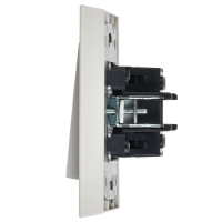 Выключатель 1-кл. СП BRITE ВСР10-1-0-БрБ 10А в сборе бел. IEK BR-V10-0-10-K01-F ТехноИмпульс