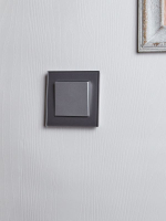 Выключатель 1-кл. СП BRITE ВС10-1-0-БрА 10А механизм алюм. IEK BR-V10-0-10-K47 ТехноИмпульс