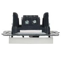 Выключатель 1-кл. СП BRITE ВС10-1-0-БрБ 10А механизм бел. IEK BR-V10-0-10-K01 ТехноИмпульс