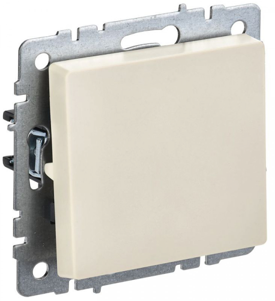 Выключатель 1-кл. СП BRITE ВС10-1-0-БрКр 10А механизм беж. IEK BR-V10-0-10-K10 ТехноИмпульс