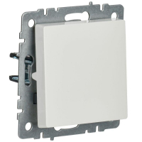 Выключатель проходной 1-кл. СП BRITE ВС10-1-6-БрБ 10А механизм бел. IEK BR-V12-0-10-K01 ТехноИмпульс