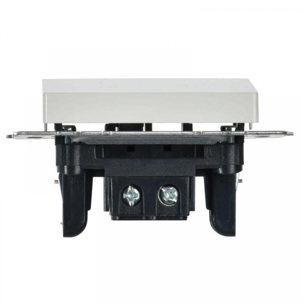 Выключатель проходной 1-кл. СП BRITE ВС10-1-6-БрБ 10А механизм бел. IEK BR-V12-0-10-K01 ТехноИмпульс