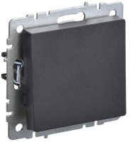 Выключатель проходной 1-кл. СП BRITE ВС10-1-6-БрЧ 10А механизм черн. IEK BR-V12-0-10-K02 ТехноИмпульс