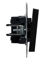 Выключатель проходной 1-кл. СП BRITE ВС10-1-6-БрЧ 10А механизм черн. IEK BR-V12-0-10-K02 ТехноИмпульс