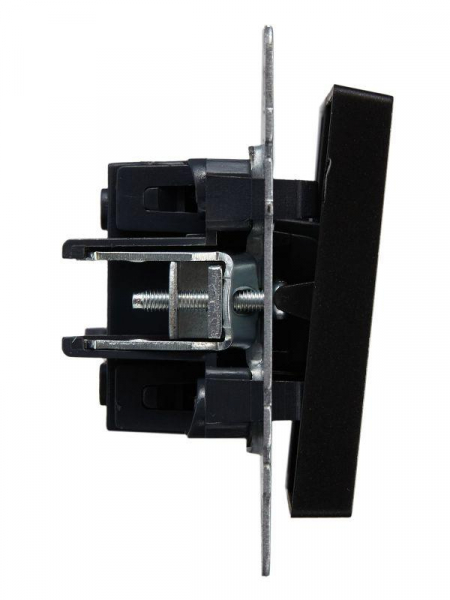 Выключатель проходной 2-кл. СП BRITE ВС10-2-6-БрЧ 10А механизм черн. IEK BR-V22-0-10-K02 ТехноИмпульс