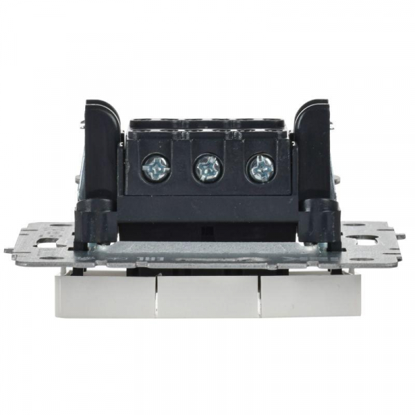 Выключатель 3-кл. СП BRITE ВС10-3-0-БрБ 10А механизм бел. IEK BR-V30-0-10-K01 ТехноИмпульс