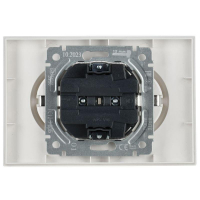 Розетка 2-м СП BRITE РС12-3-БрБ 16А в сборе с заземл. без защ. шторок бел. IEK BR-R21-16-K01-F ТехноИмпульс