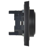 Розетка 2-м СП BRITE РСш12-3-БрЧ 16А в сборе с заземл. защ. шторки черн. IEK BR-R24-16-K02-F ТехноИмпульс