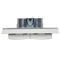 Розетка 2-м СП BRITE РСбш12-3-44-БрБ 16А в сборе IP44 с крышкой бел. IEK BR-R26-16-44-K01-F ТехноИмпульс