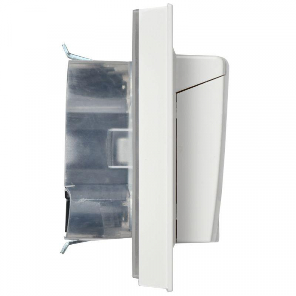 Розетка 2-м СП BRITE РСбш12-3-44-БрБ 16А в сборе IP44 с крышкой бел. IEK BR-R26-16-44-K01-F ТехноИмпульс