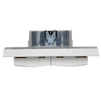 Розетка 2-м СП BRITE РСбш12-3-44-БрБ 16А в сборе IP44 с крышкой бел. IEK BR-R26-16-44-K01-F ТехноИмпульс