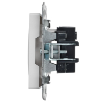 Розетка BRITE РС10-1-0-БрБ 10А без заземл. без защ. шторок механизм бел. IEK BR-R10-10-K01 ТехноИмпульс