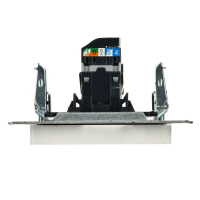 Розетка компьютерная СП RJ45 кат.5E BRITE РК10-БрБ механизм бел. IEK BR-K10-1-K01 ТехноИмпульс