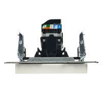 Розетка компьютерная СП RJ45 кат.5E BRITE РК10-БрБ механизм бел. IEK BR-K10-1-K01 ТехноИмпульс