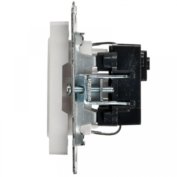 Розетка BRITE РС11-1-0-БрБ 16А с заземл. без защ. шторки механизм бел. IEK BR-R11-16-K01 ТехноИмпульс