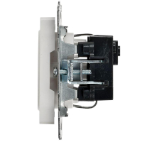 Розетка BRITE РС11-1-0-БрБ 16А с заземл. без защ. шторки механизм бел. IEK BR-R11-16-K01 ТехноИмпульс