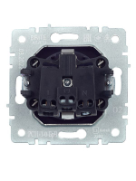 Розетка BRITE РС11-1-0-БрЧ 16А с заземл. без защ. шторки механизм черн. IEK BR-R11-16-K02 ТехноИмпульс