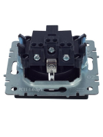 Розетка BRITE РС11-1-0-БрЧ 16А с заземл. без защ. шторки механизм черн. IEK BR-R11-16-K02 ТехноИмпульс