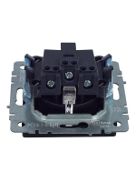 Розетка BRITE РС14-1-0-БрЧ 16А с заземл. защ. шторки механизм черн. IEK BR-R14-16-K02 ТехноИмпульс