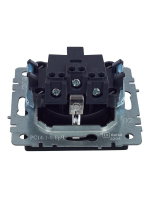 Розетка BRITE РС14-1-0-БрЧ 16А с заземл. защ. шторки механизм черн. IEK BR-R14-16-K02 ТехноИмпульс