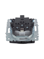 Розетка BRITE РСбш10-3-44-БрЧ 16А IP44 с заземл. защ. шторки с крышкой механизм черн. IEK BR-R16-16-44-K02 ТехноИмпульс