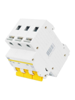 Выключатель автоматический модульный 3п C 25А 4.5кА ВА47-29 KARAT IEK MVA20-3-025-C ТехноИмпульс