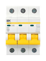Выключатель автоматический модульный 3п C 40А 4.5кА ВА47-29 KARAT IEK MVA20-3-040-C ТехноИмпульс