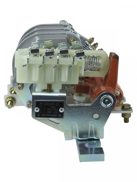 Контактор электромагнитный КТ-6023Б УЗ 3п 160А кат. 380В AC 2НО+2НЗ Электротехник ET509656 ТехноИмпульс