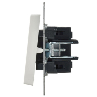 Выключатель 2-кл. СП BRITE ВС10-2-1-БрБ 10А с индик. механизм бел. IEK BR-V20-1-10-K01 ТехноИмпульс