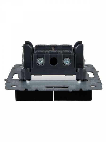 Выключатель 2-кл. СП BRITE ВС10-2-1-БрЧ 10А с индик. механизм черн. IEK BR-V20-1-10-K02 ТехноИмпульс