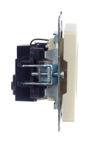 Розетка BRITE РС11-1-0-БрКр 16А с заземл. без защ. шторки механизм беж. IEK BR-R11-16-K10 ТехноИмпульс