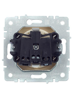 Розетка BRITE РС11-1-0-БрКр 16А с заземл. без защ. шторки механизм беж. IEK BR-R11-16-K10 ТехноИмпульс