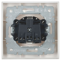 Розетка BRITE РСР14-1-0-БрБ 16А в сборе с заземл. защ. шторки бел. IEK BR-R14-16-K01-F ТехноИмпульс
