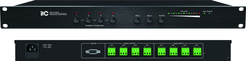 ITC TS-9106M Регулятор громкости 4 канала ТехноИмпульс