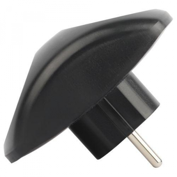 Разветвитель электрический SPx-2-B на 2 розетки без заземл. 10А черн. Эра Б0059720 ТехноИмпульс