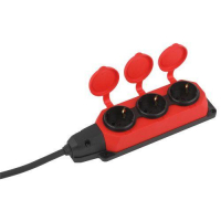 Удлинитель 3х5м с заземл. IP44 КГ 3х1.5 каучук UK-3e-3x1.5-5m-IP44(KG) Эра Б0057579 ТехноИмпульс