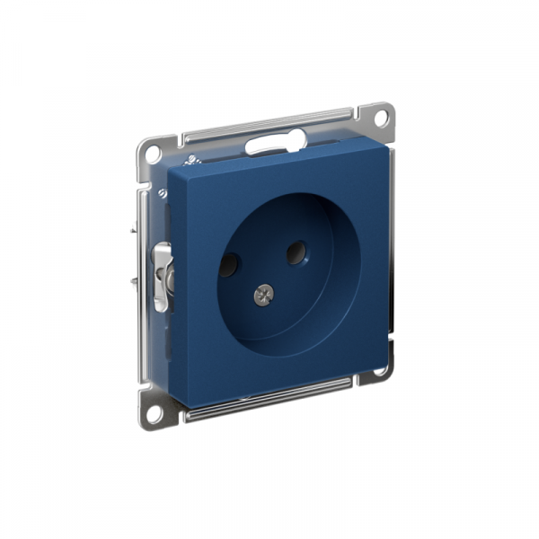 Розетка AtlasDesign 16А без заземл. без шторок механизм аквамарин SE ATN001141 ТехноИмпульс