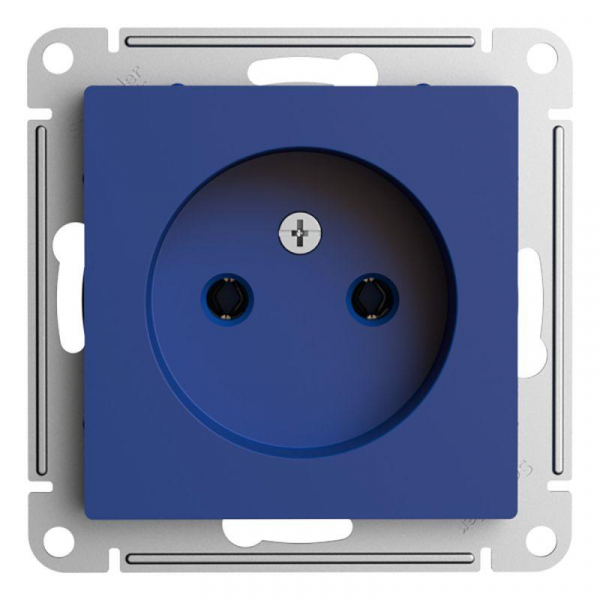 Розетка AtlasDesign 16А без заземл. без шторок механизм аквамарин SE ATN001141 ТехноИмпульс