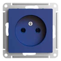 Розетка AtlasDesign 16А без заземл. без шторок механизм аквамарин SE ATN001141 ТехноИмпульс