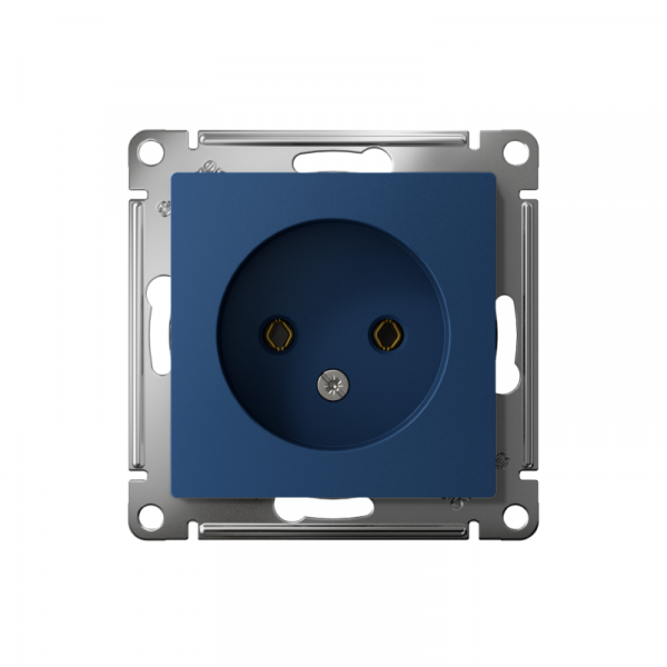 Розетка AtlasDesign 16А без заземл. без шторок механизм аквамарин SE ATN001141 ТехноИмпульс