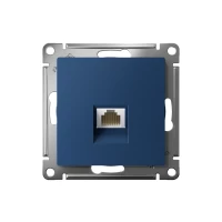 Розетка компьютерная AtlasDesign RJ45 кат.5E механизм аквамарин SE ATN001183 ТехноИмпульс