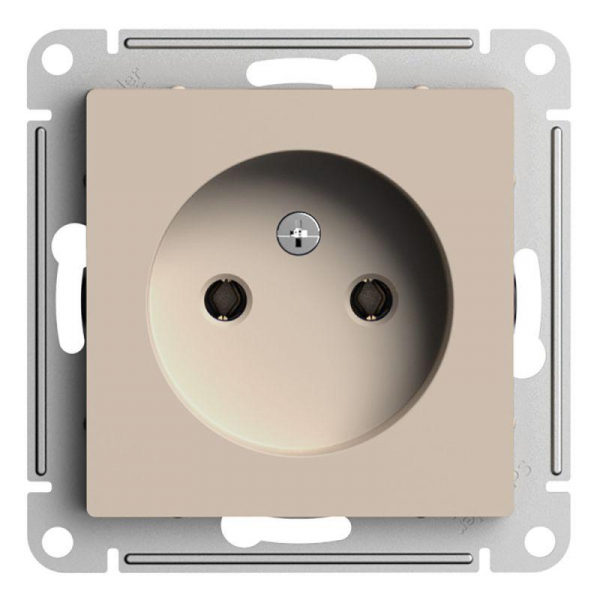 Розетка AtlasDesign 16А без заземл. без шторок механизм песочн. SE ATN001241 ТехноИмпульс