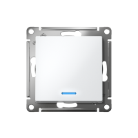 Выключатель 1-кл. AtlasDesign (сх. 1а) 10AX с подсветкой механизм лотос SE ATN001313 ТехноИмпульс