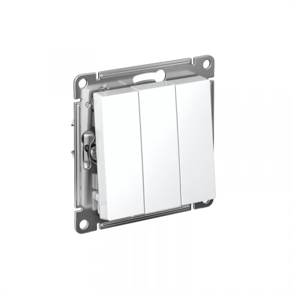 Выключатель 3-кл. AtlasDesign (сх. 1+1+1) 10AX механизм лотос SE ATN001331 ТехноИмпульс