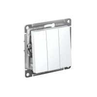 Выключатель 3-кл. AtlasDesign (сх. 1+1+1) 10AX механизм лотос SE ATN001331 ТехноИмпульс