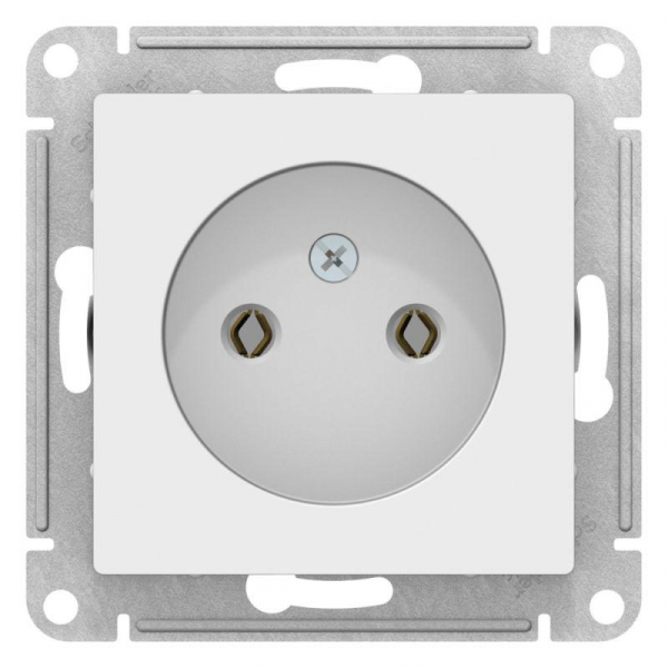 Розетка AtlasDesign 16А без заземл. без шторок механизм лотос SE ATN001341 ТехноИмпульс