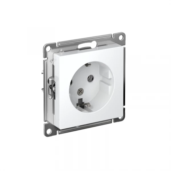Розетка AtlasDesign 16А с заземл. механизм лотос SE ATN001343 ТехноИмпульс