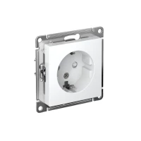 Розетка AtlasDesign 16А с заземл. защ. шторки механизм лотос SE ATN001345 ТехноИмпульс