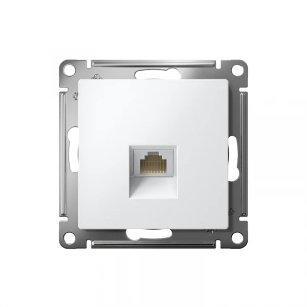 Розетка компьютерная AtlasDesign RJ45 кат.5E механизм лотос SE ATN001383 ТехноИмпульс