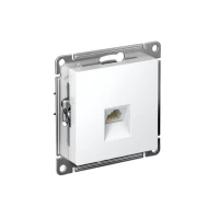 Розетка компьютерная AtlasDesign RJ45 кат.5E механизм лотос SE ATN001383 ТехноИмпульс